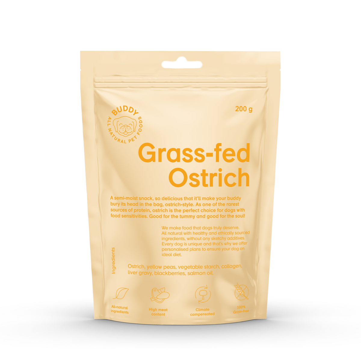 Grass-fed Ostrich 200 g