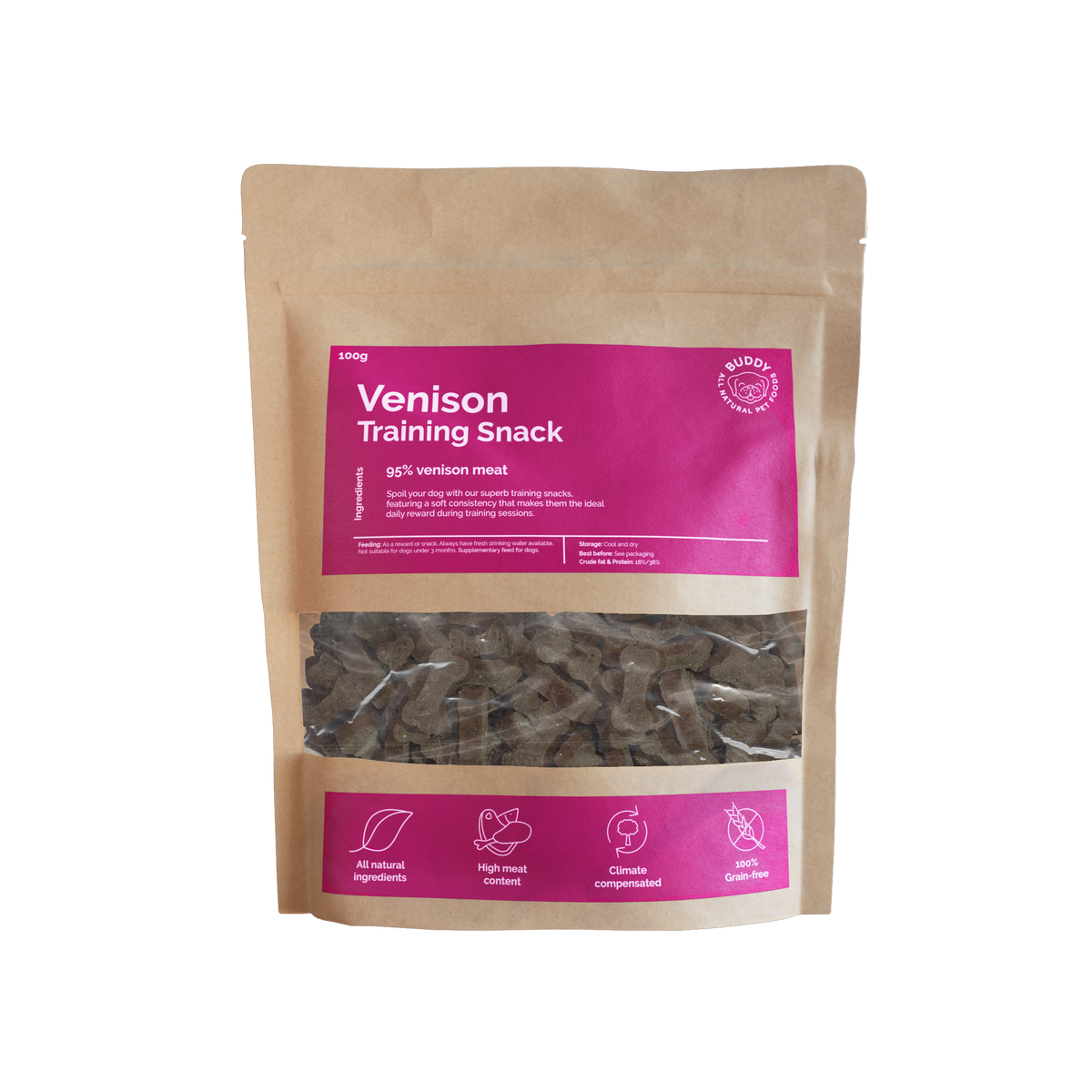 Venison training snacks 100 g